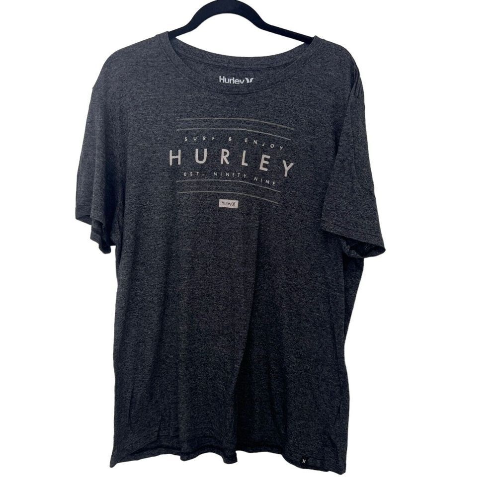 Hurley short sleeve graphic text mens short sleeve shirt  Size: XL